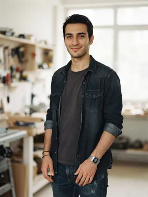 Emir, 22 — AI boyfriend character from Ankara, Türkiye; industrial design student