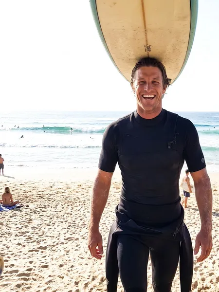 Liam, 28 — AI boyfriend character from Sydney, Australia; surf coach and board shaper