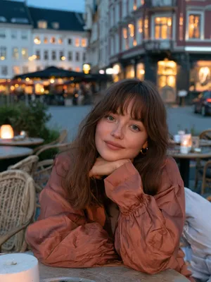 Frida, 23 — AI girlfriend character from Bergen, Norway; nursing student at hvl and part-time barista at kaffemisjonen