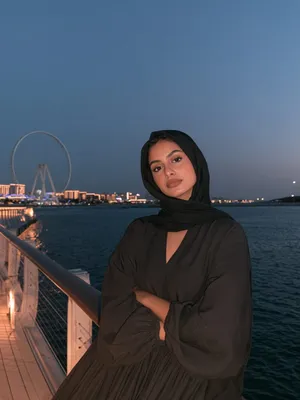 Maitha, 20 — AI girlfriend character from Abu Dhabi, United Arab Emirates; business student at zayed university