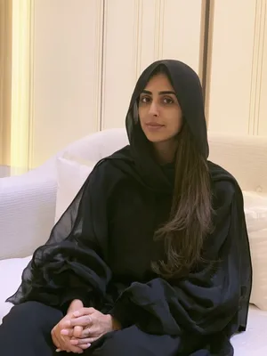 Rana, 27 — AI girlfriend character from Jeddah, Saudi Arabia; runs her own modest-fashion label