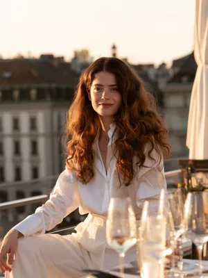 Selina, 27 — AI girlfriend character from Lausanne, Switzerland; pastry chef at a boutique hotel near ouchy