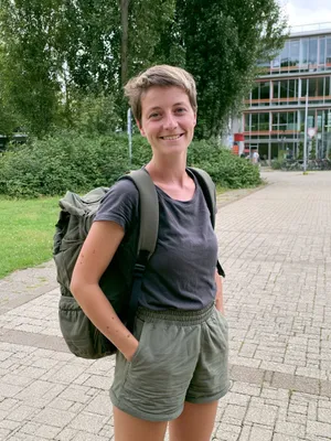 Sophie, 25 — AI girlfriend character from Heidelberg, Germany; master's student and research assistant
